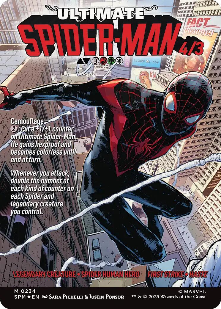 Miles Morales (0234) (Borderless) [Marvel's Spider-Man] | Mega City Incorporated