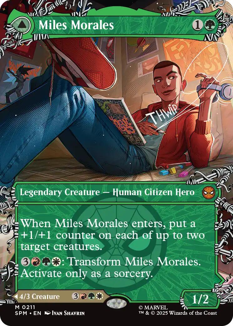 Miles Morales (0211) (Borderless) [Marvel's Spider-Man] | Mega City Incorporated