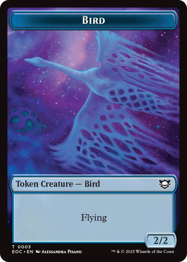Bird // Pest Double-Sided Token [Edge of Eternities Commander Tokens] | Mega City Incorporated
