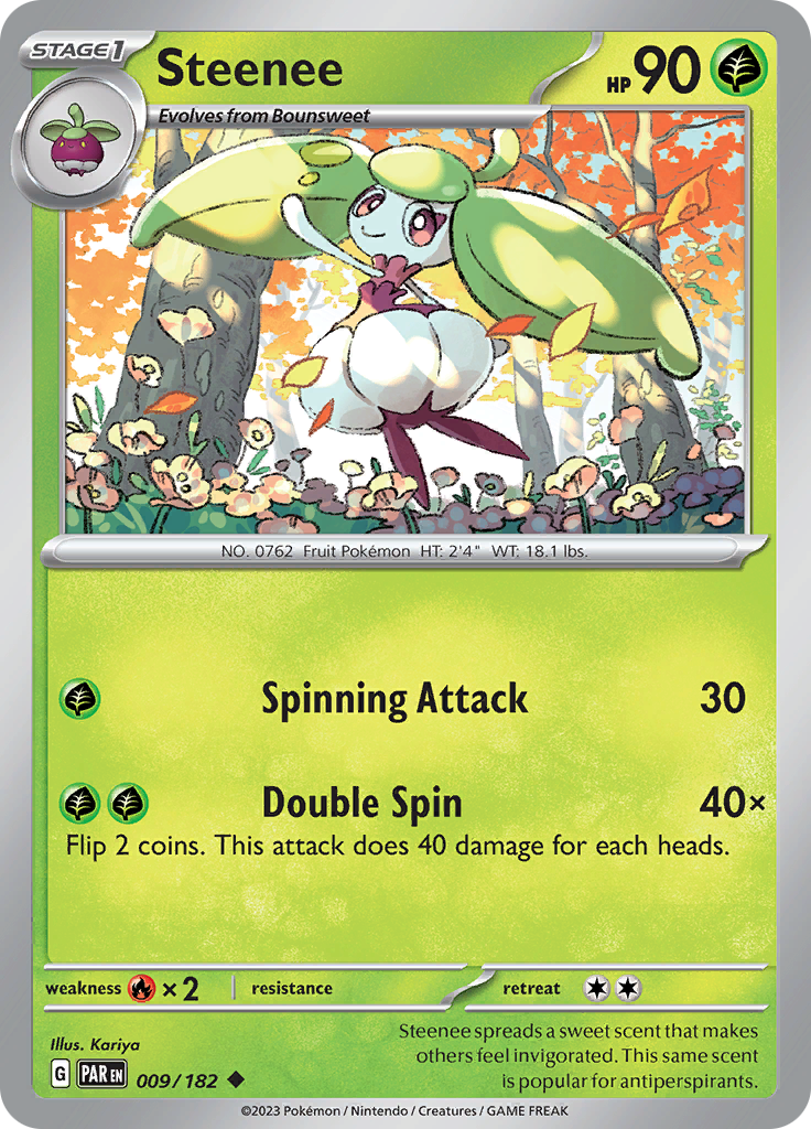 Steenee (009/182) [Scarlet & Violet: Paradox Rift] | Mega City Incorporated