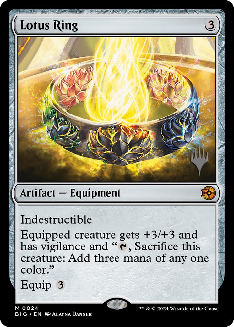 Lotus Ring [Edge of Eternities Promo Pack] | Mega City Incorporated