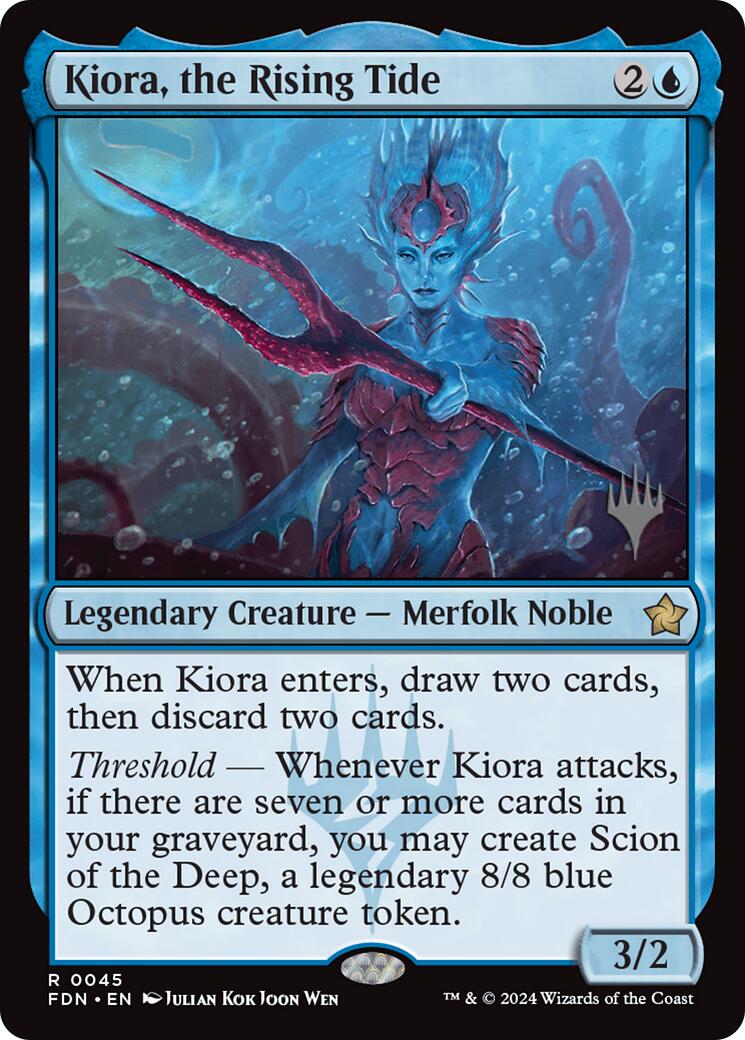 Kiora, the Rising Tide [Edge of Eternities Promo Pack] | Mega City Incorporated