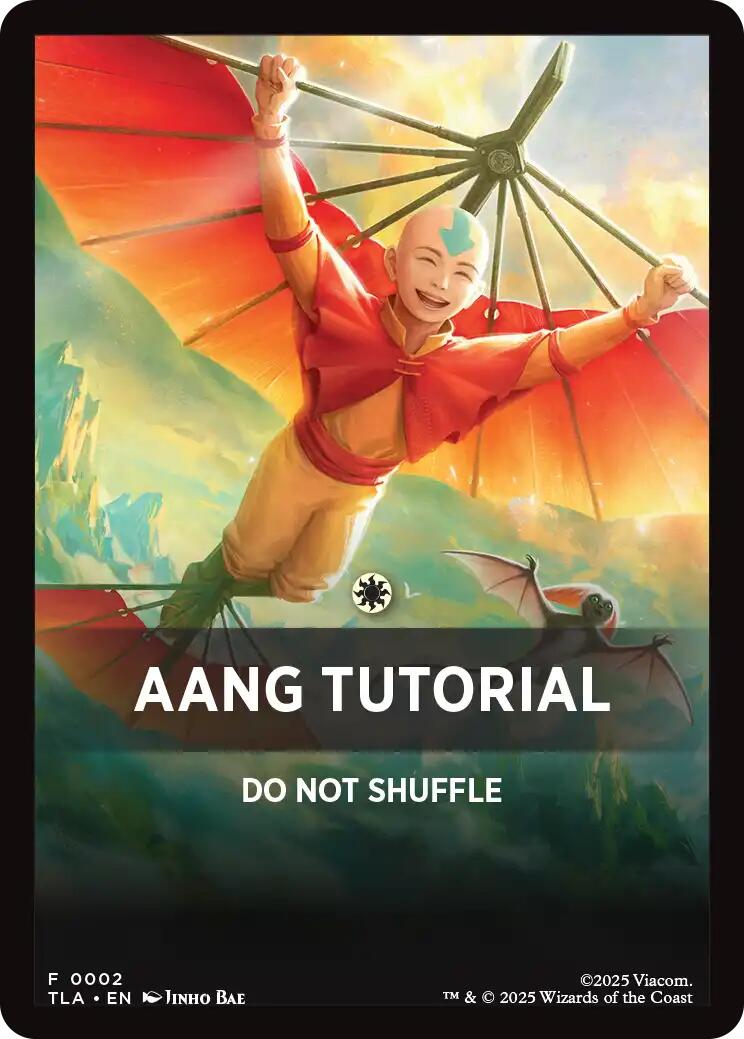 Aang Tutorial Theme Card [Avatar: The Last Airbender Tokens] | Mega City Incorporated