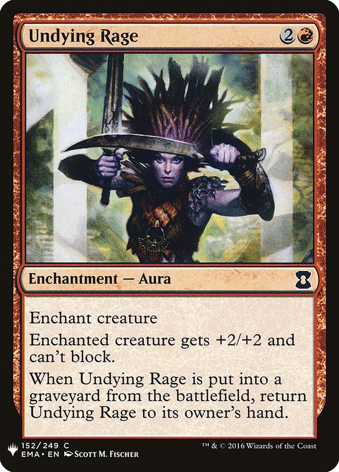 Undying Rage [Mystery Booster] | Mega City Incorporated