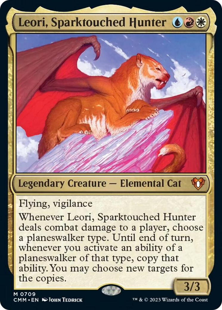 Leori, Sparktouched Hunter [Commander Masters] | Mega City Incorporated