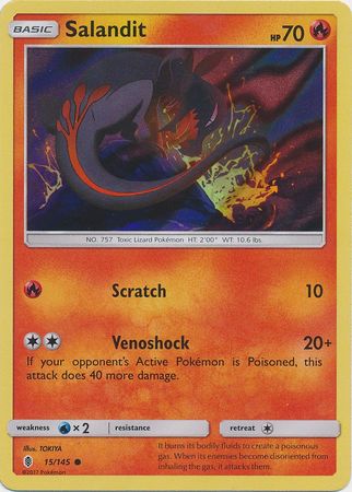 Salandit (15/145) (Collection Promo) [Sun & Moon: Guardians Rising] | Mega City Incorporated