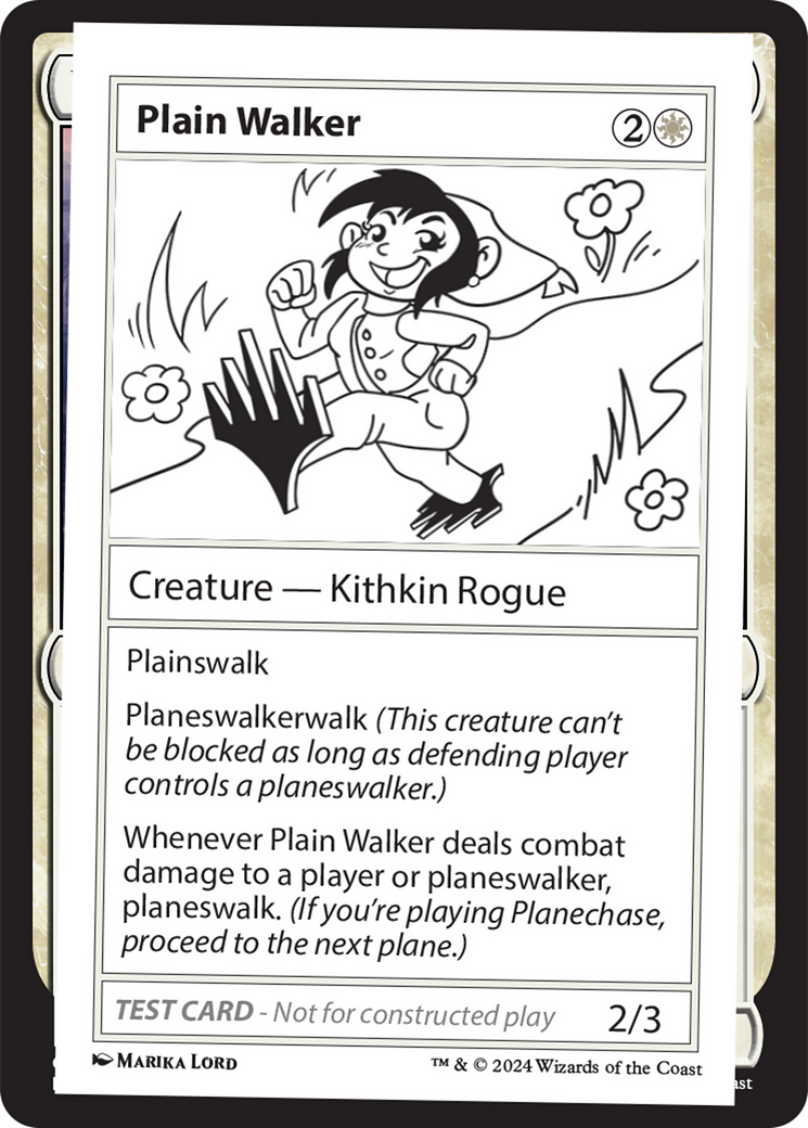 Plain Walker [Mystery Booster 2 Playtest Cards] | Mega City Incorporated