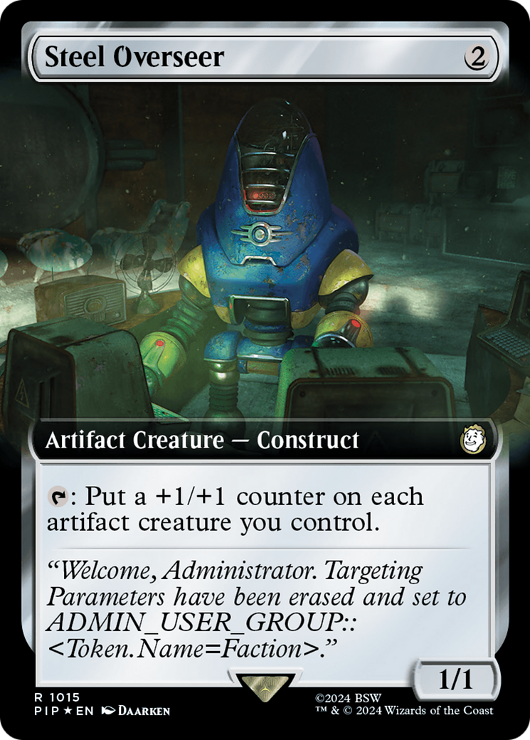 Steel Overseer (Extended Art) (Surge Foil) [Fallout] | Mega City Incorporated