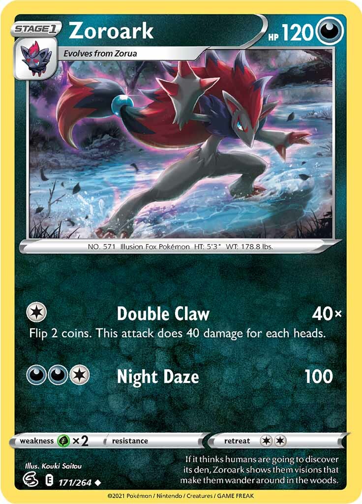 Zoroark (171/264) [Sword & Shield: Fusion Strike] | Mega City Incorporated