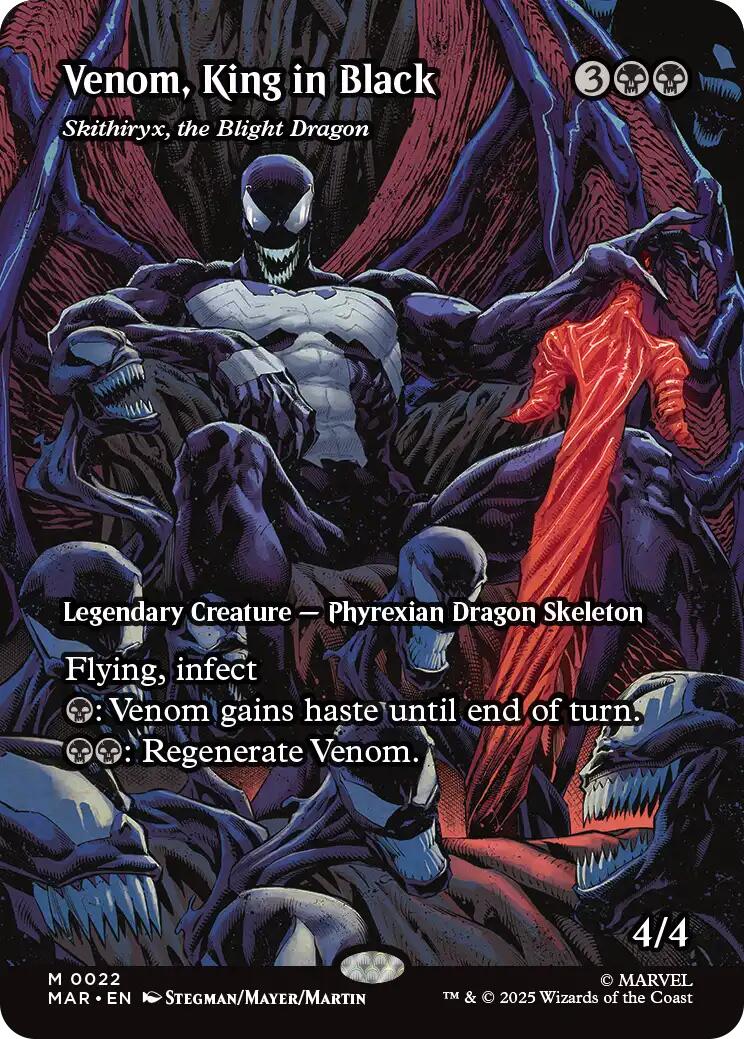 Venom, King in Black - Skithiryx, the Blight Dragon (Borderless) [Marvel Universe: Eternal-Legal] | Mega City Incorporated
