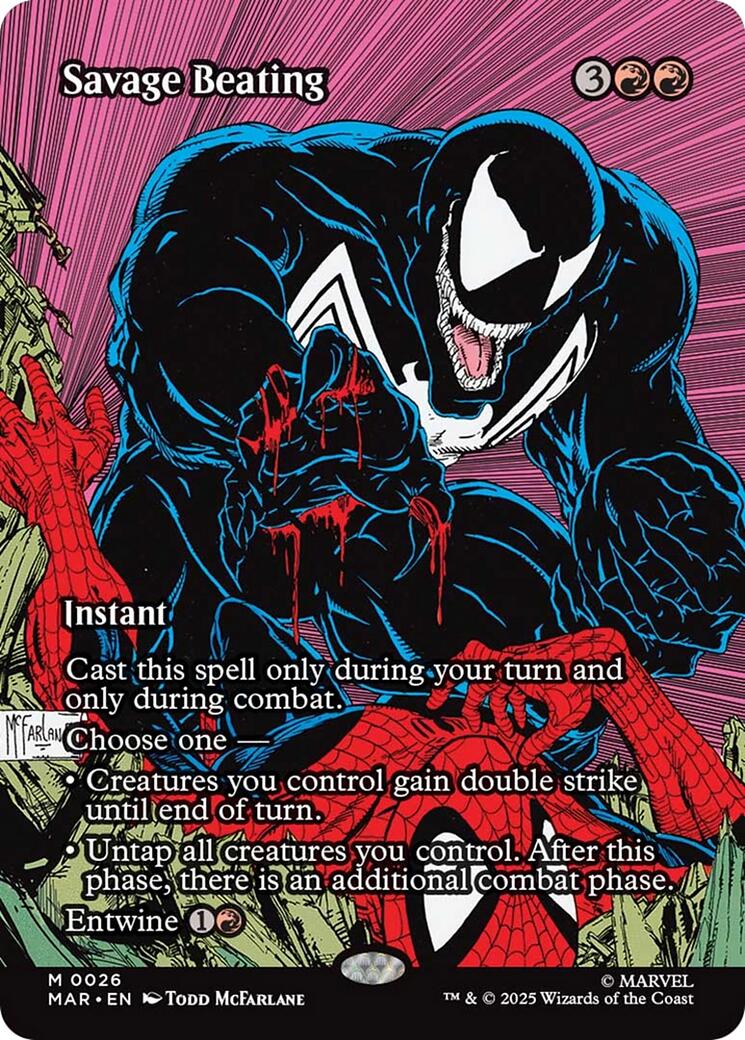 Savage Beating (Borderless) [Marvel Universe: Eternal-Legal] | Mega City Incorporated