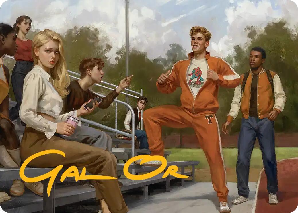 Flash Thompson, Spider-Fan Art Card (Gold-Stamped Signature) [Marvel's Spider-Man Art Series] | Mega City Incorporated
