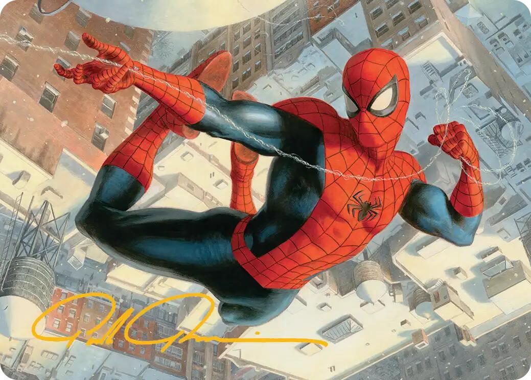 Spider-Man, Peter Parker Art Card (Gold-Stamped Signature) [Marvel's Spider-Man Art Series] | Mega City Incorporated