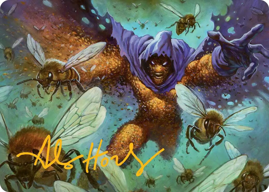 Swarm, Being of Bees Art Card (Gold-Stamped Signature) [Marvel's Spider-Man Art Series] | Mega City Incorporated