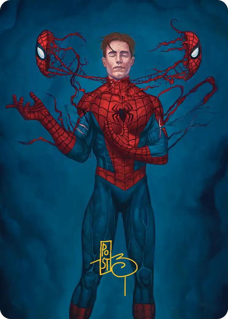 Secret Identity Art Card (Gold-Stamped Signature) [Marvel's Spider-Man Art Series] | Mega City Incorporated
