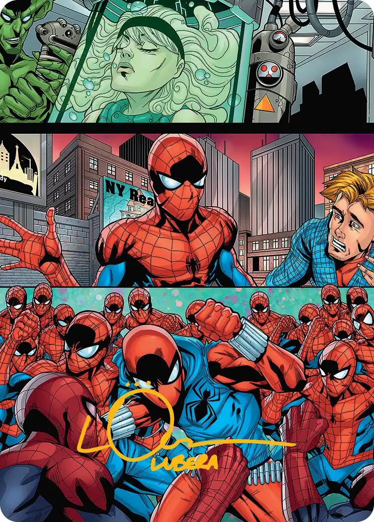 The Clone Saga Art Card (Gold-Stamped Signature) [Marvel's Spider-Man Art Series] | Mega City Incorporated