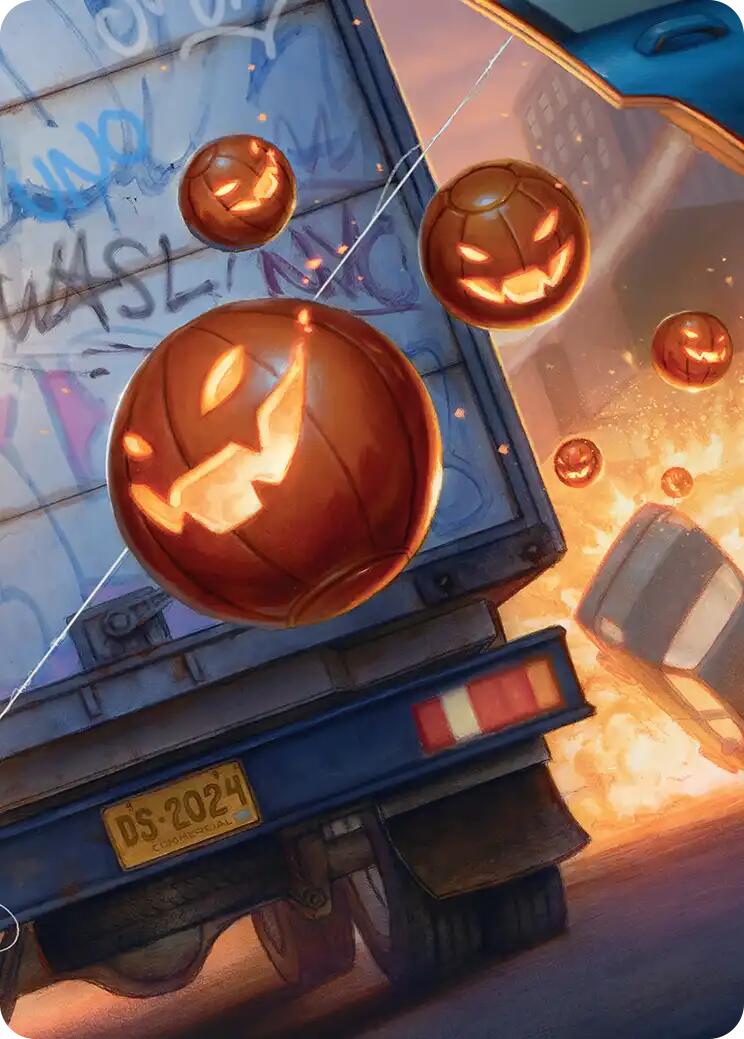 Pumpkin Bombs Art Card [Marvel's Spider-Man Art Series] | Mega City Incorporated