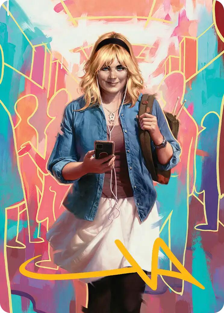 Gwen Stacy Art Card (Gold-Stamped Signature) (13/54) [Marvel's Spider-Man Art Series] | Mega City Incorporated