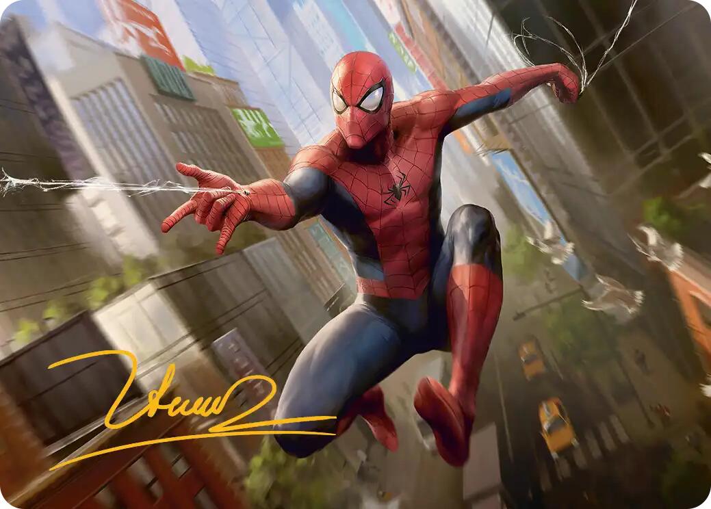 Amazing Spider-Man Art Card (24/54) (Gold-Stamped Signature) [Marvel's Spider-Man Art Series] | Mega City Incorporated