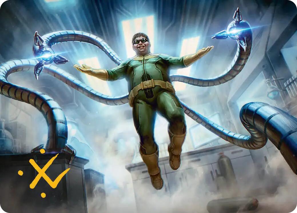 Doctor Octopus, Master Planner Art Card (25/54) (Gold-Stamped Signature) [Marvel's Spider-Man Art Series] | Mega City Incorporated