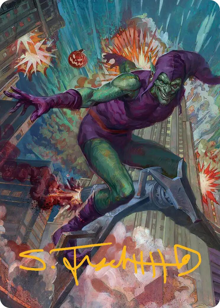 Green Goblin Art Card (26/54) (Gold-Stamped Signature) [Marvel's Spider-Man Art Series] | Mega City Incorporated