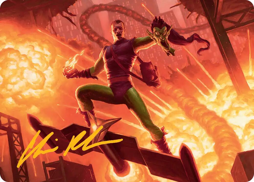 Green Goblin, Revenant Art Card (Gold-Stamped Signature) [Marvel's Spider-Man Art Series] | Mega City Incorporated