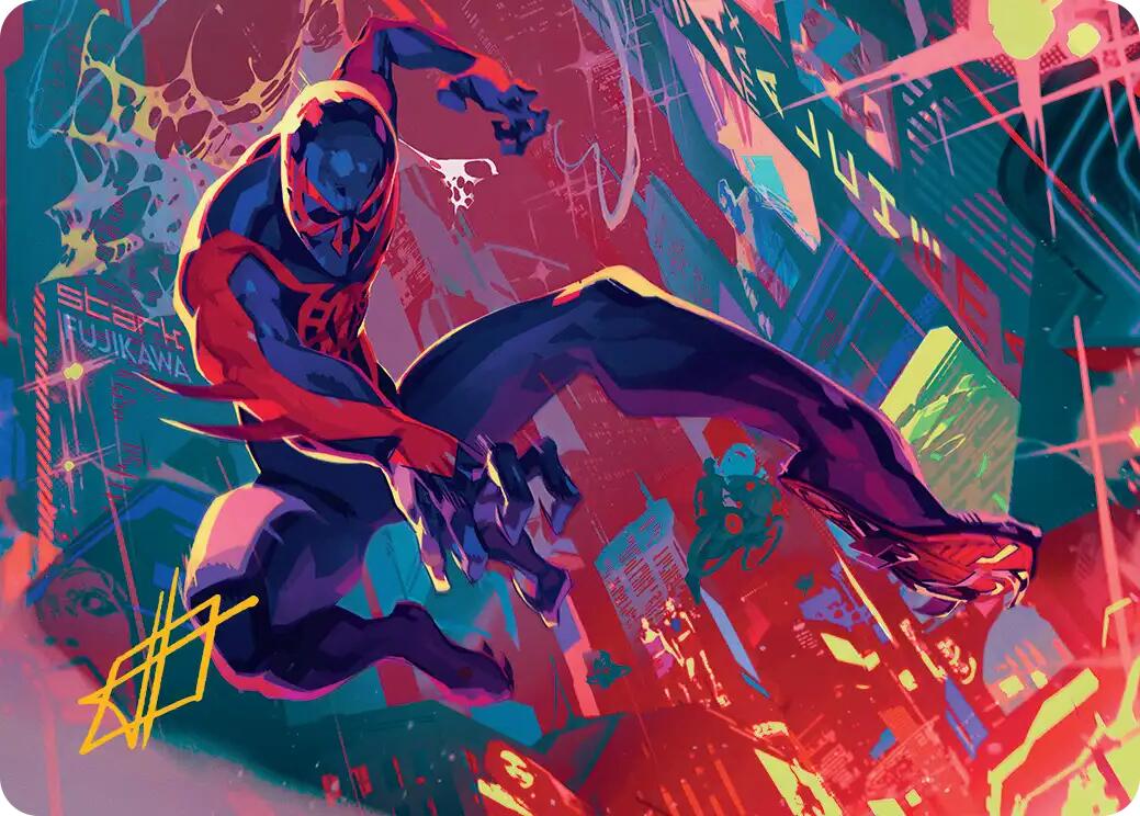 Spider-Man 2099 Art Card (Gold-Stamped Signature) [Marvel's Spider-Man Art Series] | Mega City Incorporated