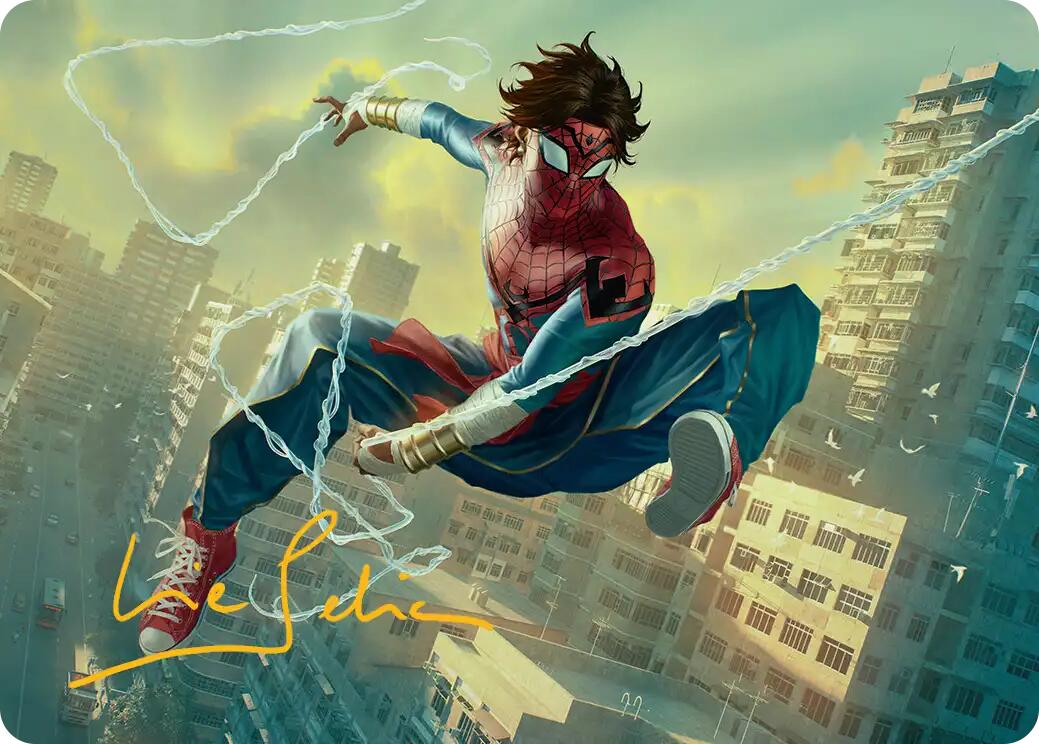 Spider-Man India Art Card (Gold-Stamped Signature) [Marvel's Spider-Man Art Series] | Mega City Incorporated