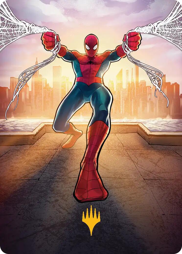 Amazing Spider-Man Art Card (36/54) (Gold-Stamped Planeswalker Symbol) [Marvel's Spider-Man Art Series] | Mega City Incorporated