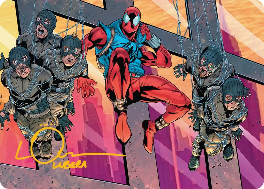 Scarlet Spider, Ben Reilly Art Card (Gold-Stamped Signature) [Marvel's Spider-Man Art Series] | Mega City Incorporated