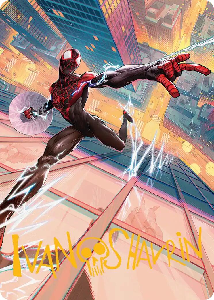 Ultimate Spider-Man Art Card (Gold-Stamped Signature) [Marvel's Spider-Man Art Series] | Mega City Incorporated