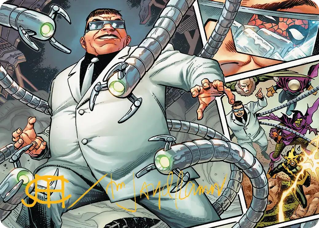Doctor Octopus, Master Planner Art Card (48/54) (Gold-Stamped Signature) [Marvel's Spider-Man Art Series] | Mega City Incorporated