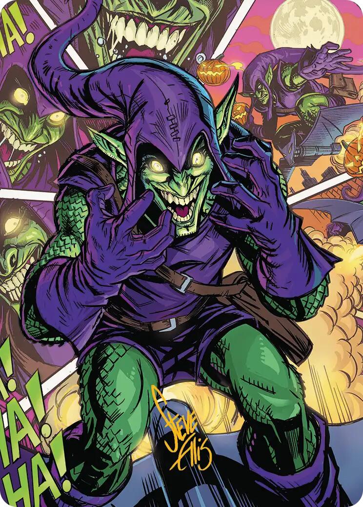 Green Goblin Art Card (49/54) (Gold-Stamped Signature) [Marvel's Spider-Man Art Series] | Mega City Incorporated