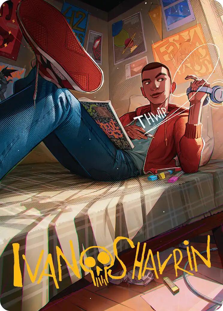 Miles Morales Art Card (Gold-Stamped Signature) [Marvel's Spider-Man Art Series] | Mega City Incorporated