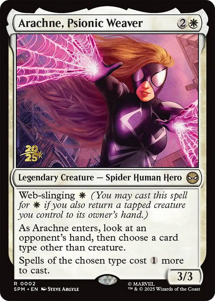 Arachne, Psionic Weaver [Marvel's Spider-Man Prerelease Promos] | Mega City Incorporated
