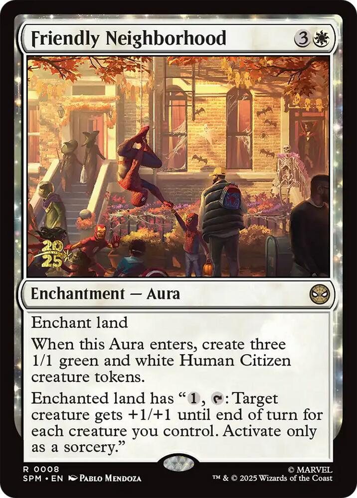 Friendly Neighborhood [Marvel's Spider-Man Prerelease Promos] | Mega City Incorporated