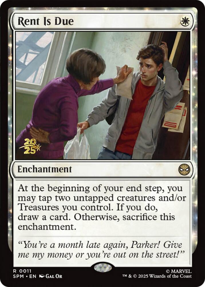 Rent Is Due [Marvel's Spider-Man Prerelease Promos] | Mega City Incorporated