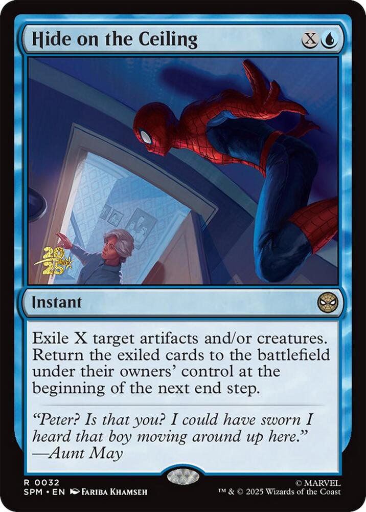 Hide on the Ceiling [Marvel's Spider-Man Prerelease Promos] | Mega City Incorporated