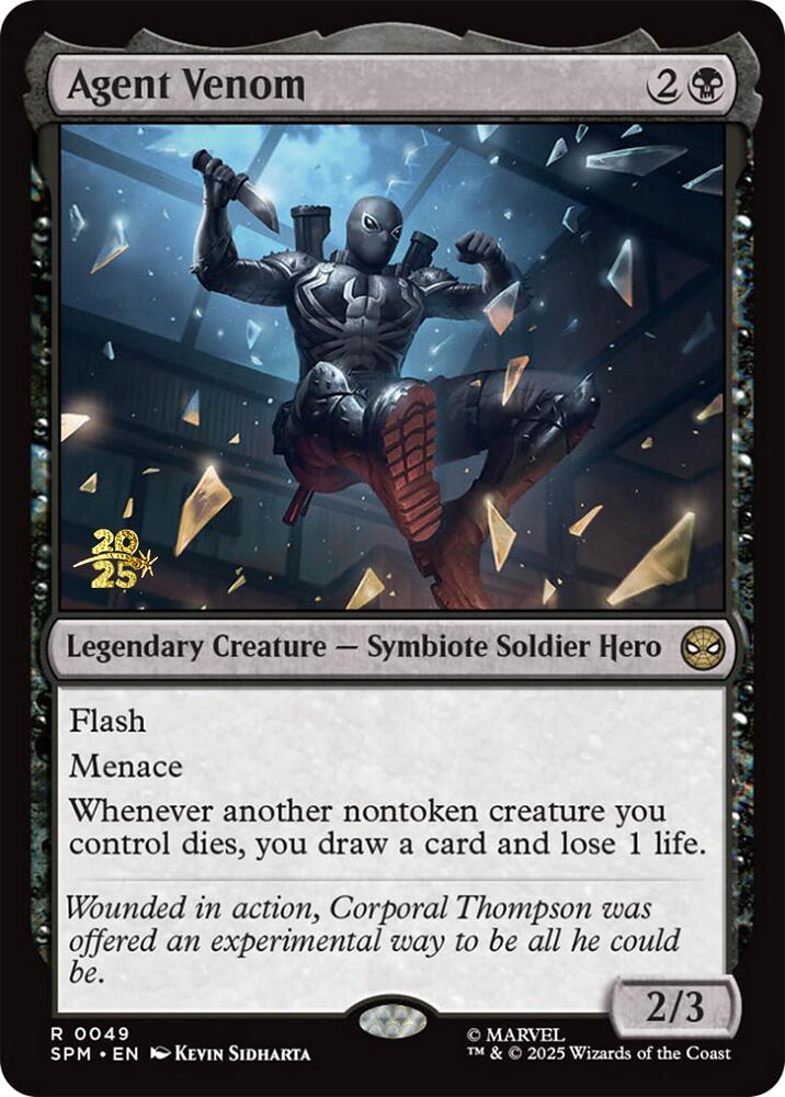 Agent Venom [Marvel's Spider-Man Prerelease Promos] | Mega City Incorporated