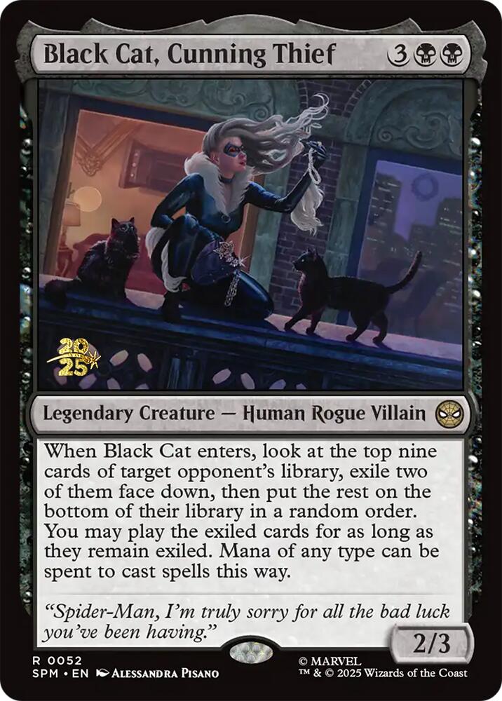 Black Cat, Cunning Thief [Marvel's Spider-Man Prerelease Promos] | Mega City Incorporated