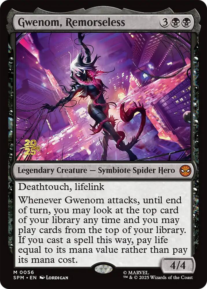 Gwenom, Remorseless [Marvel's Spider-Man Prerelease Promos] | Mega City Incorporated