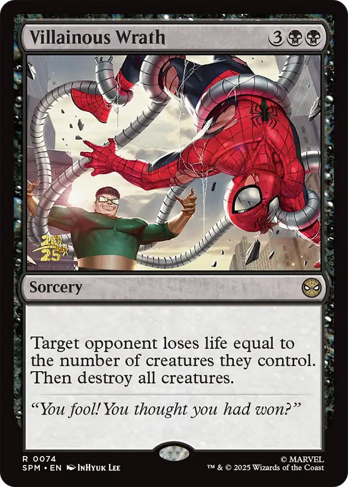 Villainous Wrath [Marvel's Spider-Man Prerelease Promos] | Mega City Incorporated