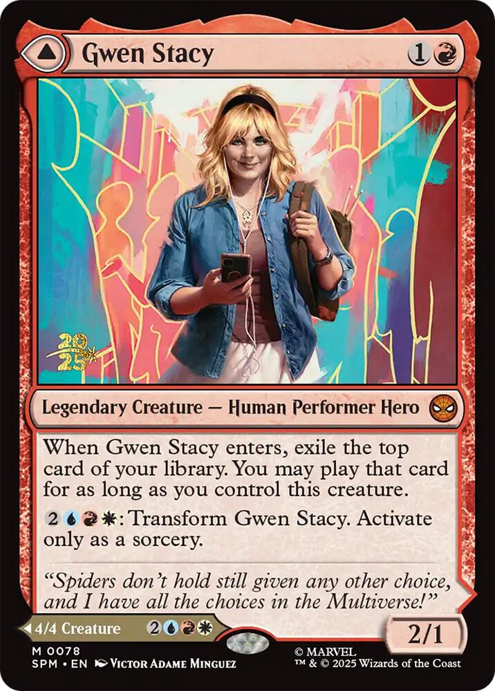 Gwen Stacy // Ghost-Spider [Marvel's Spider-Man Prerelease Promos] | Mega City Incorporated