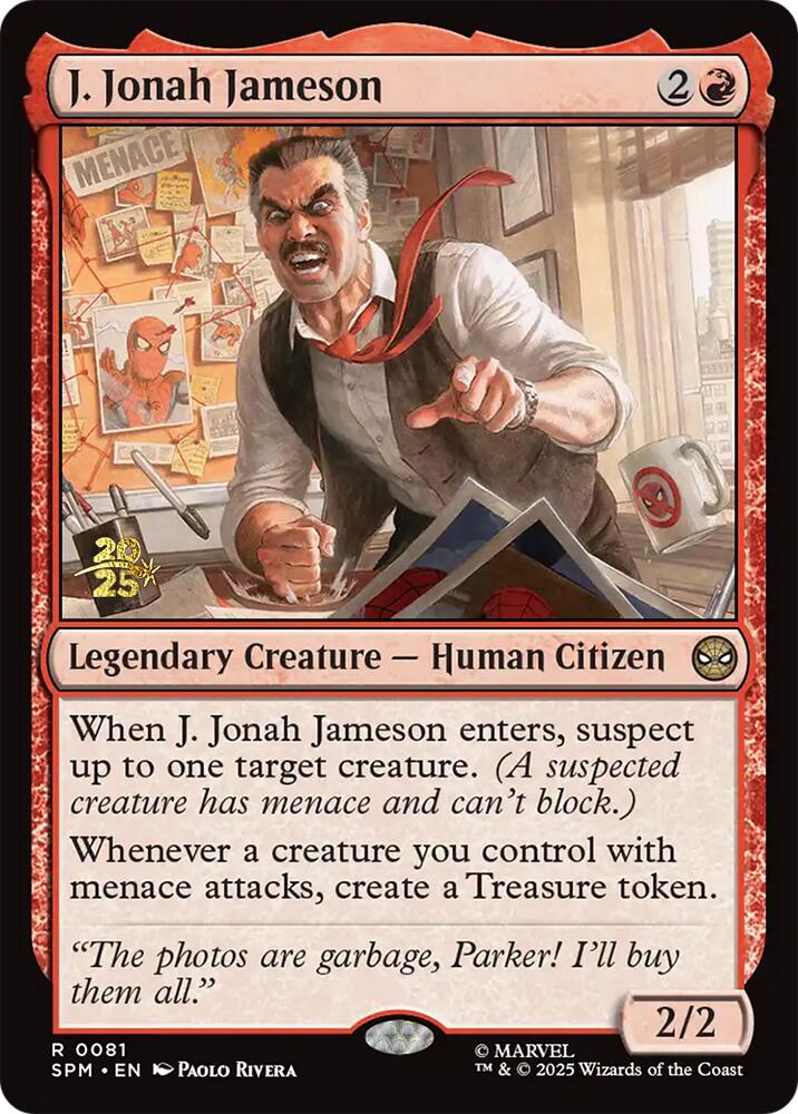 J. Jonah Jameson [Marvel's Spider-Man Prerelease Promos] | Mega City Incorporated