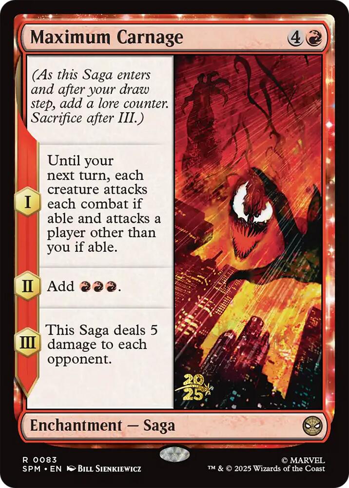 Maximum Carnage [Marvel's Spider-Man Prerelease Promos] | Mega City Incorporated