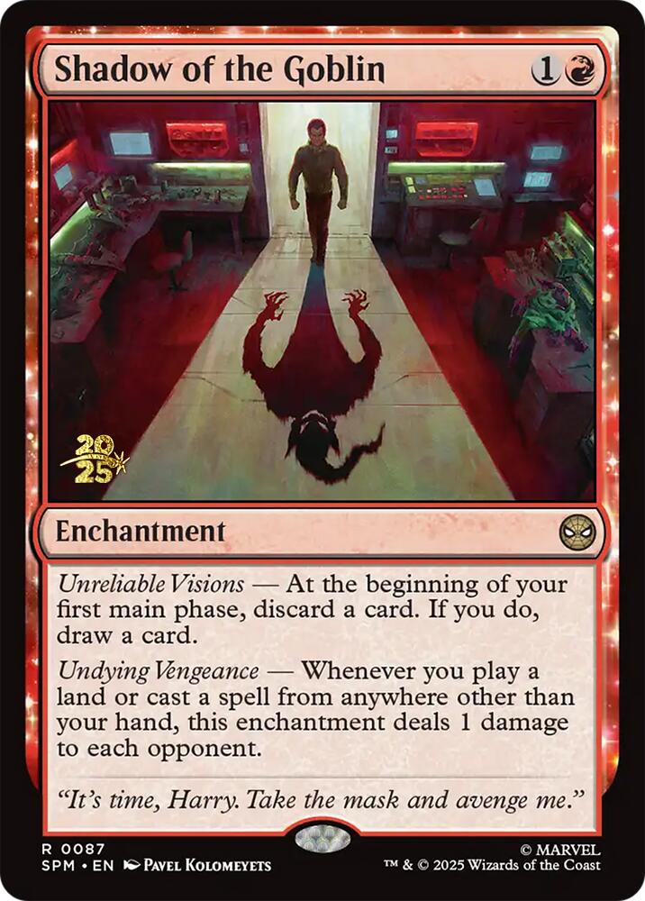 Shadow of the Goblin [Marvel's Spider-Man Prerelease Promos] | Mega City Incorporated
