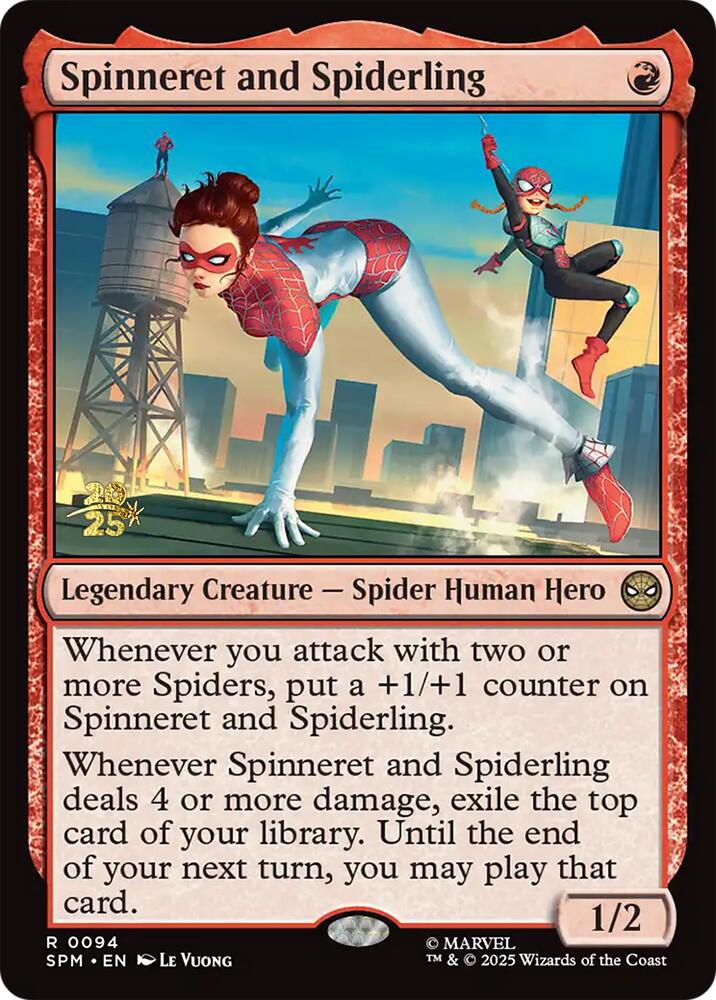 Spinneret and Spiderling [Marvel's Spider-Man Prerelease Promos] | Mega City Incorporated