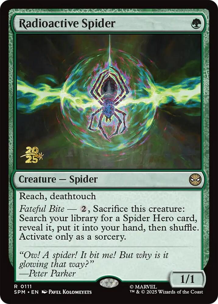 Radioactive Spider [Marvel's Spider-Man Prerelease Promos] | Mega City Incorporated