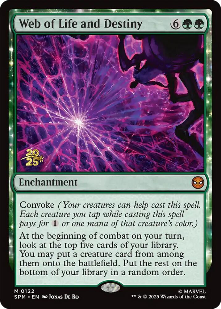Web of Life and Destiny [Marvel's Spider-Man Prerelease Promos] | Mega City Incorporated