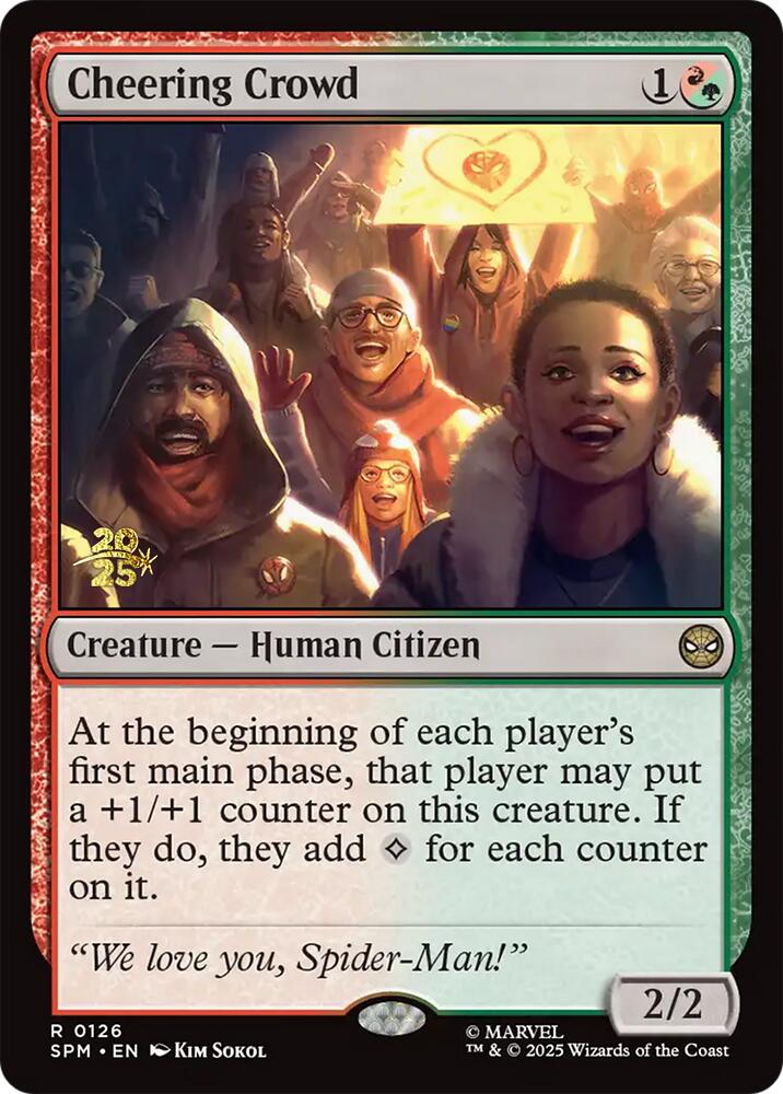 Cheering Crowd [Marvel's Spider-Man Prerelease Promos] | Mega City Incorporated